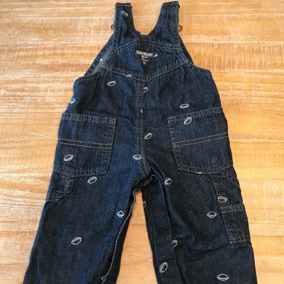 Oshkosh Denim Overall for Toddler Boy - Picture 3 of 4